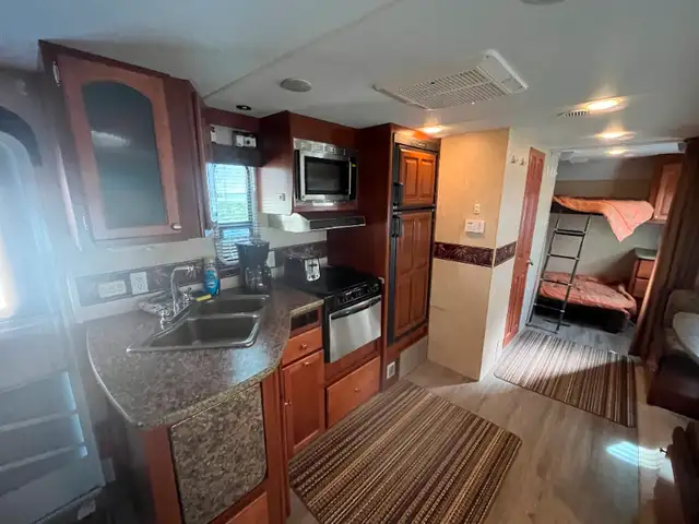 For Rent RV on a lot at Anglers Trail Resort in Saskatchewan in Canada - Image 6