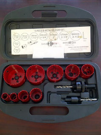 13pc Bi-metal Hole Saw Set