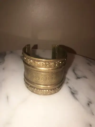 Vintage Brass Cuff from India/firm price , View more