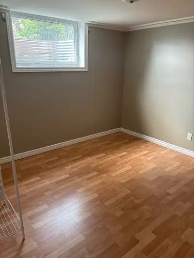 2 bedroom apartment in a triplex Basement .