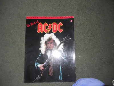 AC/DC Guitar tablature book, View more