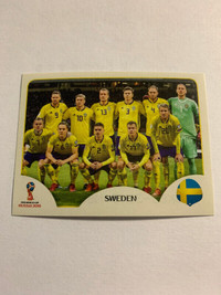 2018 PANINI FIFA World Cup Russia Album Stickers SWEDEN TEAM#473