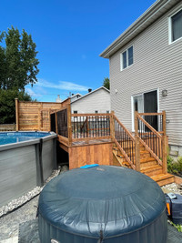 Deck terrasse patio sur mesure RBQ:8100-9646-21