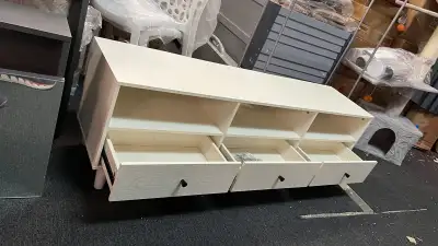  TV Stand for up to 75 Inches, TV Table with 3 Storage Shelves, , View more