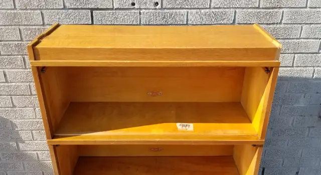 Prestonia barrister bookcase gold 3 tier 4 part gold oak no door in Bookcases & Shelving Units in Ottawa - Image 4