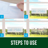 Window Fly Traps Indoor, Fly Paper Bug Sticky Strips (12 Traps)