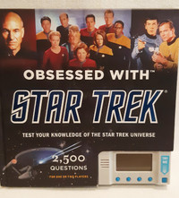Obsessed With Star Trek Trivia Book & Game