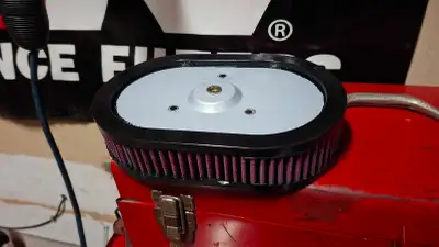 Barely used aftermarket air filter