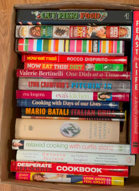 16 Assorted Cookbooks-Fieri-Dispirito-Batali-Stone-Paltrow-Jones