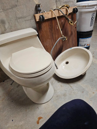 TOILET AND SINK