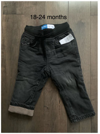 BNWT 18-24 months fleece-lined jeans
