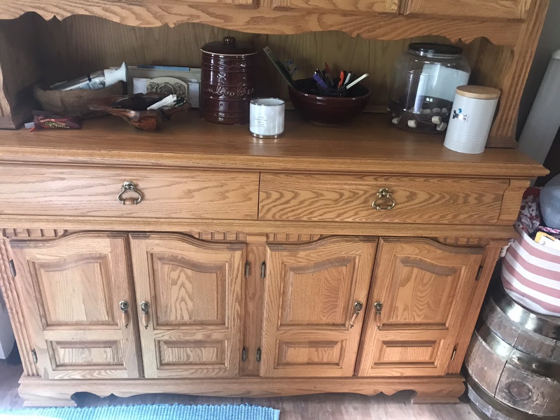 Custom built hutch and buffet Hutches & Display Quesnel