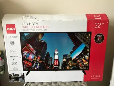 32” RCA TV LED Model TR3205 With 3 HDMI ports (1 year old), View more