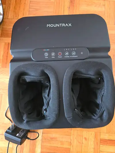 MOUNTRAX Foot Massager w/ Heat & Air Compression – Like New, View more
