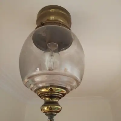 Light - Indoor, Flush Mount Smoked Glass Globe, Designer Bulb, View more