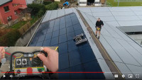 Solar panel inspection and robotic cleaning