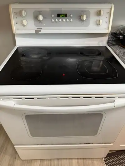Only two coils on the stove work perfectly like new; the other two heat up slowly but still works. P...