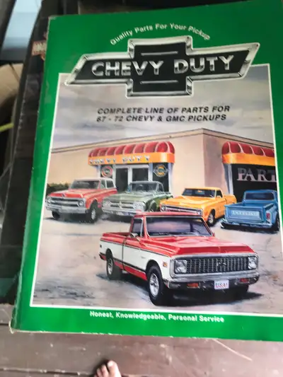 Parts book for GMC & Chevy trucks .1967-1972