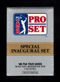 1990PRO SET GOLF SPECIAL INAUGURAL FACTORY SET 100 PGA TOUR CARD