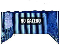 4 Gazebo Panels : NEW: In Original Packaging : 3 with Windows