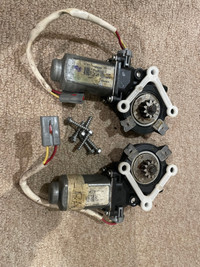 Window actuator motors (driver & passenger)