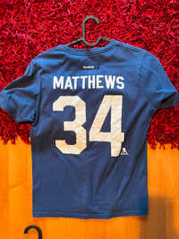 Toronto Maple Leafs NHL Shirts Auston Matthews - - Kids 14-16 (L