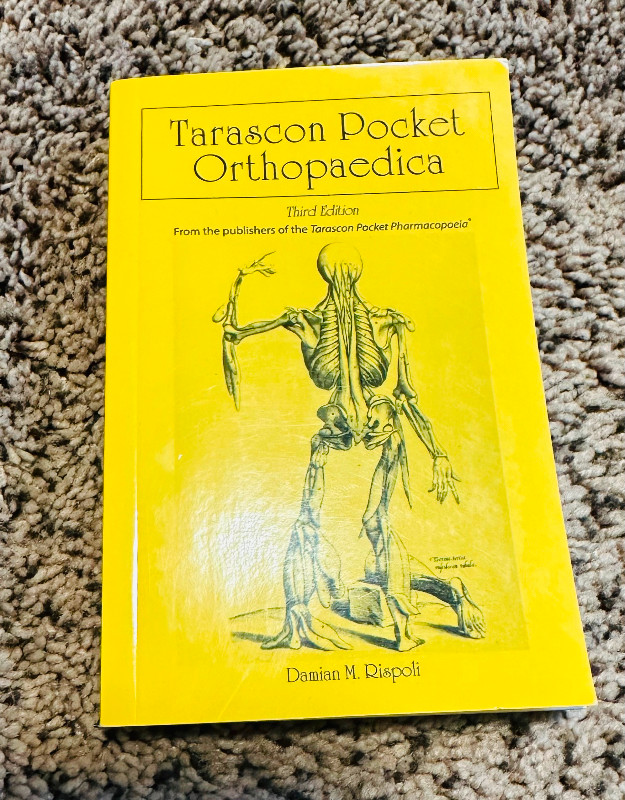 Tarascon Pocket Orthopaedica in Textbooks in Calgary