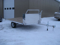Aluminum sled trailer
