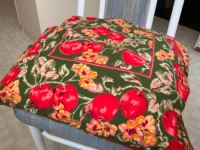 PILLOW COVER, retro by April Cornell, 22in x 23in