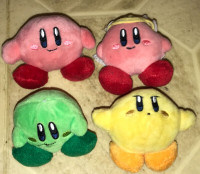 Star Kirby Anime Plush Lot Mini Stuffed Figures 2.5 Inches