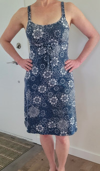 Soft blue midi dress