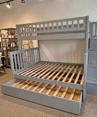 Twin over Full Bunk Bed with Trundle - Brand New- Sleeps 4 Barrie Ontario Preview