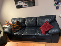 Leather couch sofa pick up 50 dollars