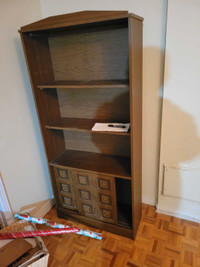 Shelving unit with sliding doors/ bibliotheque