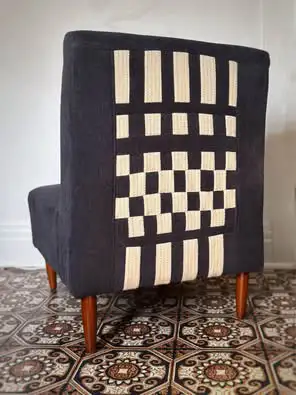 MCM Checkered Chair, View more