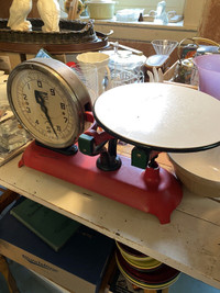 Very rare antique DetectoWate Jacobs NY balance weigh scale