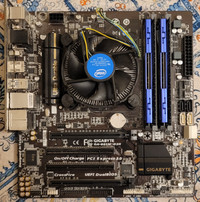 CPU, MOTHERBOARD, RAM, FAN