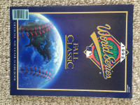 1992 World Series Fall Classic official souvenir scorebook
