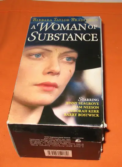 A Woman Of Substance VHS 3 Tapes Box Set Movie - Viewed Once - Like New - Acorn Media Publishing Inc...