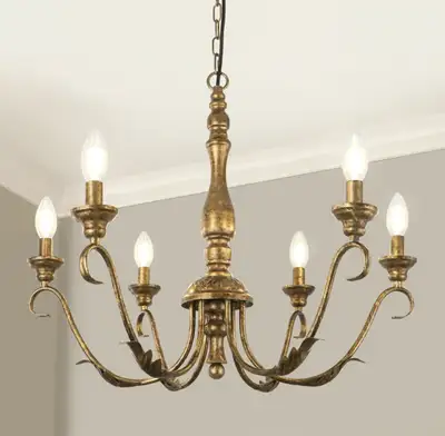 Josuel 6 - Light Dimmable Classic / Traditional Cr, View more