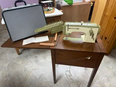 Bernia Vintage Sewing Machine with Table, View more