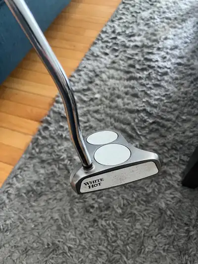 Odyssey 2 ball white hot putter with pure grip. Located in timberlea area.