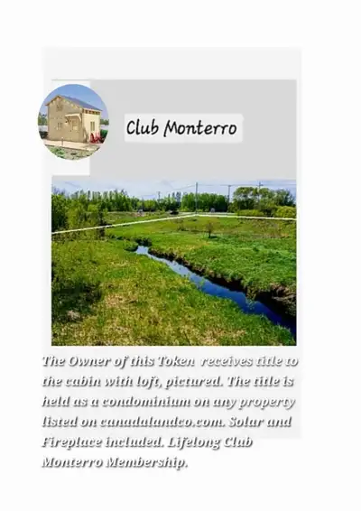 The member receives title to the cabin pictured, along with lifelong RV Membership. The cabin includ...
