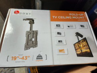 Pop down Ceiling TV mount