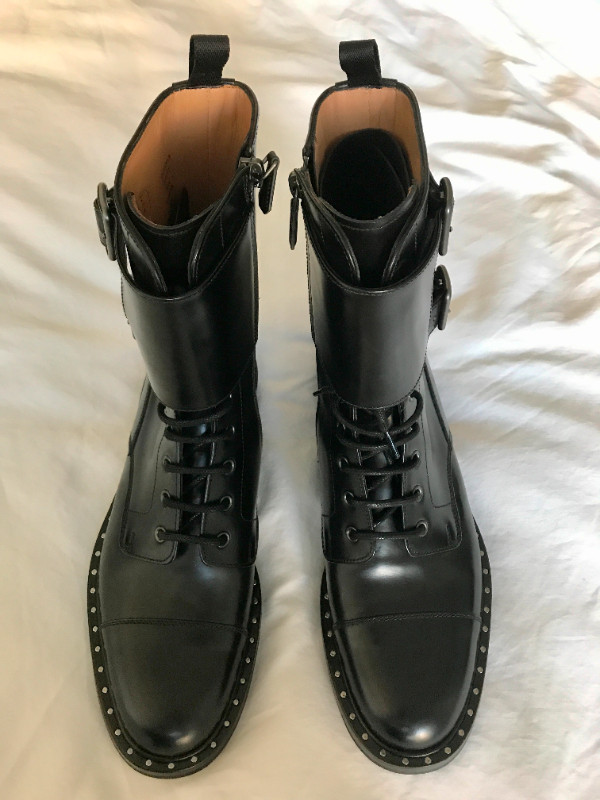 New CHURCH S Stefy Leather Double Monk Strap Combat Boots