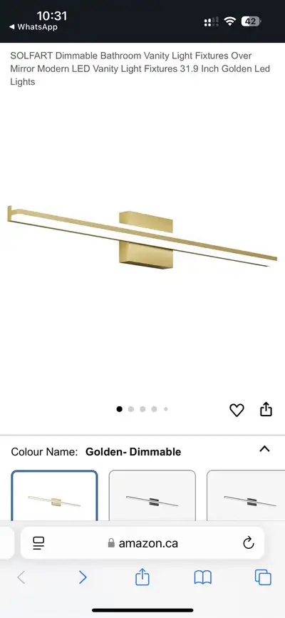 SOLFART Vanity Light, View more