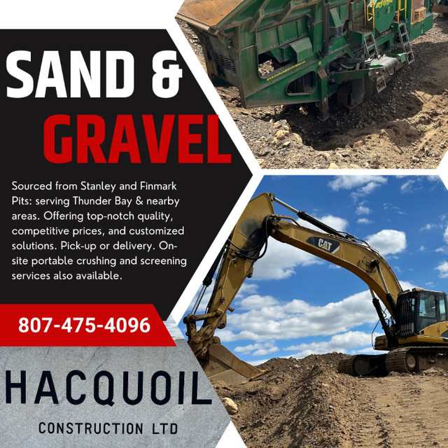 Sand & Gravel in Other Business & Industrial in Thunder Bay