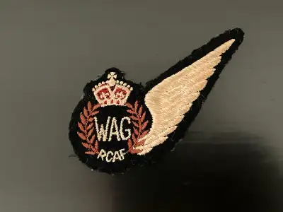 WW2 Canadian RCAF WAG Half Wing Brevet, View more
