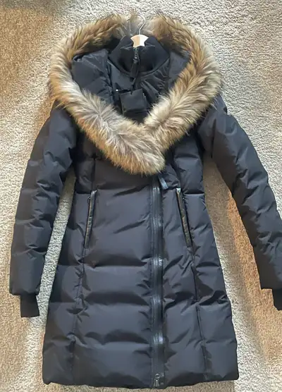 KAY-F Down coat Signature Mackage Collar size XXS  sale , View more