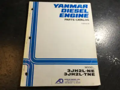 Yanmar 3JH2L-NE and 3JH2L-TNE Diesel Engine Parts Catalog Yanmar part number Y00R4120 Revised in Oct...